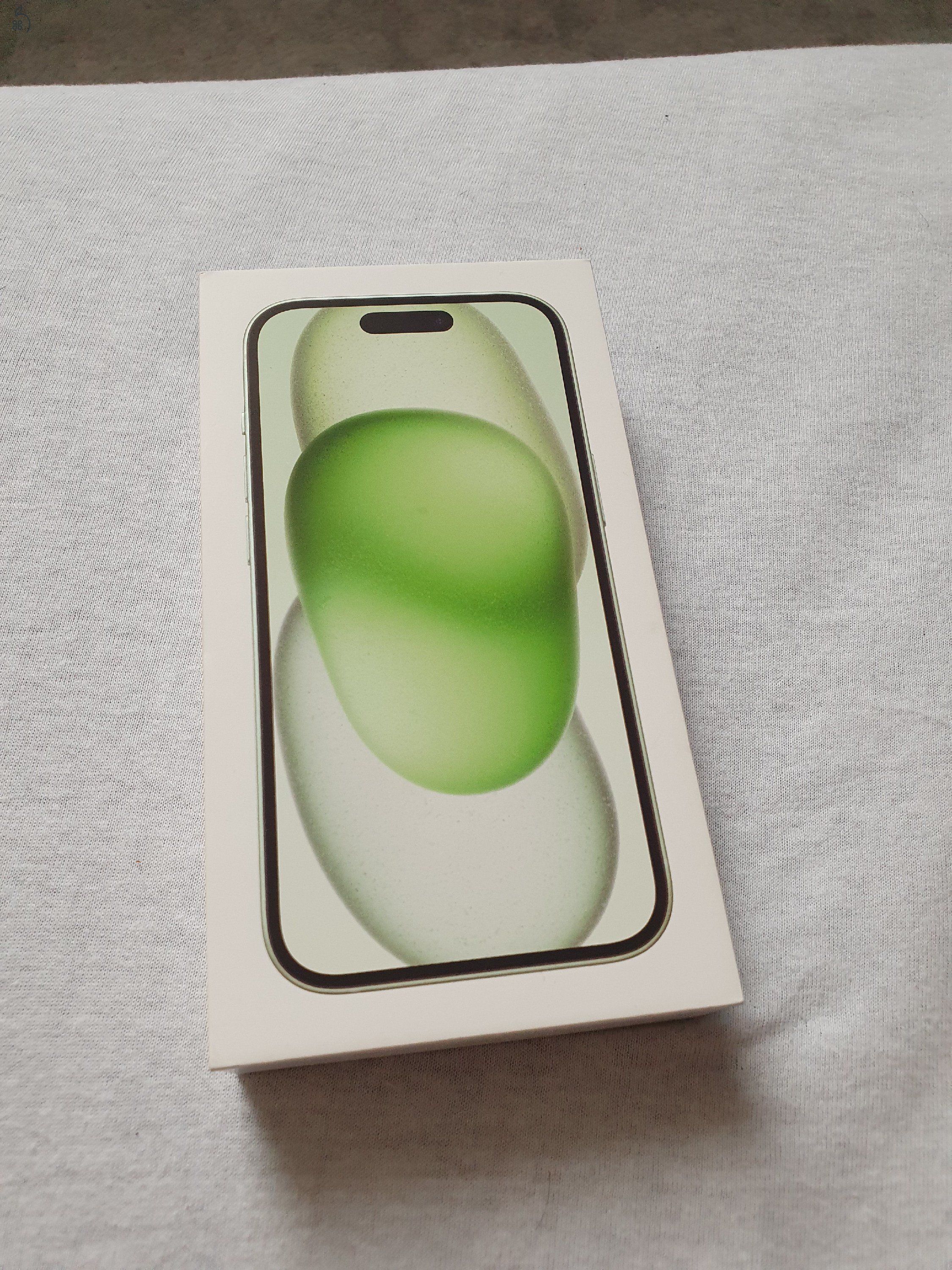 Iphone 15, zöld, 128 GB, kártyafüggetlen