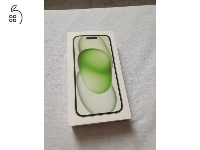 Iphone 15, zöld, 128 GB, kártyafüggetlen