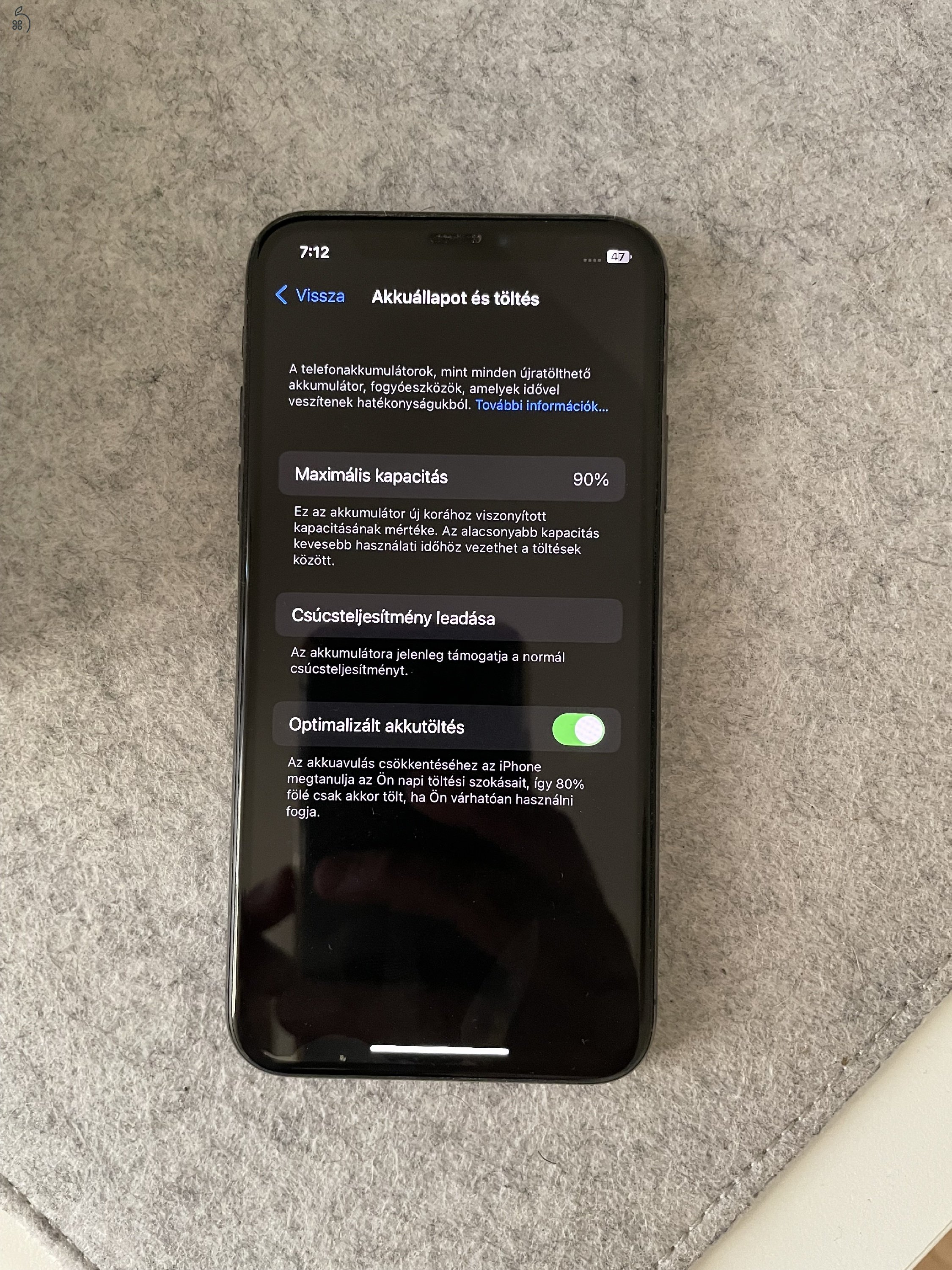 Iphone XS 64 GB SPACE GRAY
