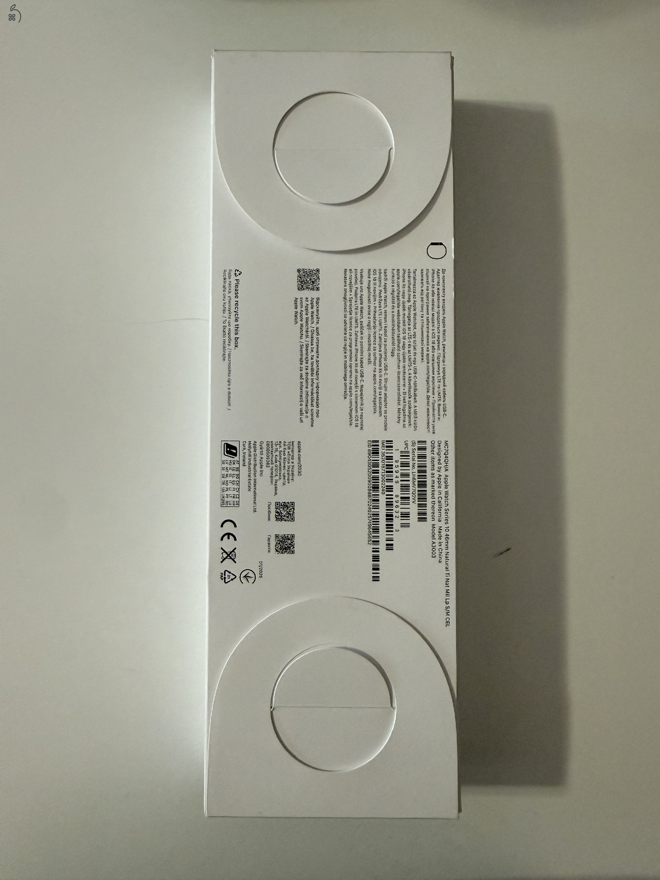 Apple Watch S10 Titán Fekete