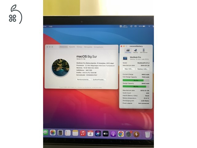 Macbook Pro 2013 15” Retina 512GB