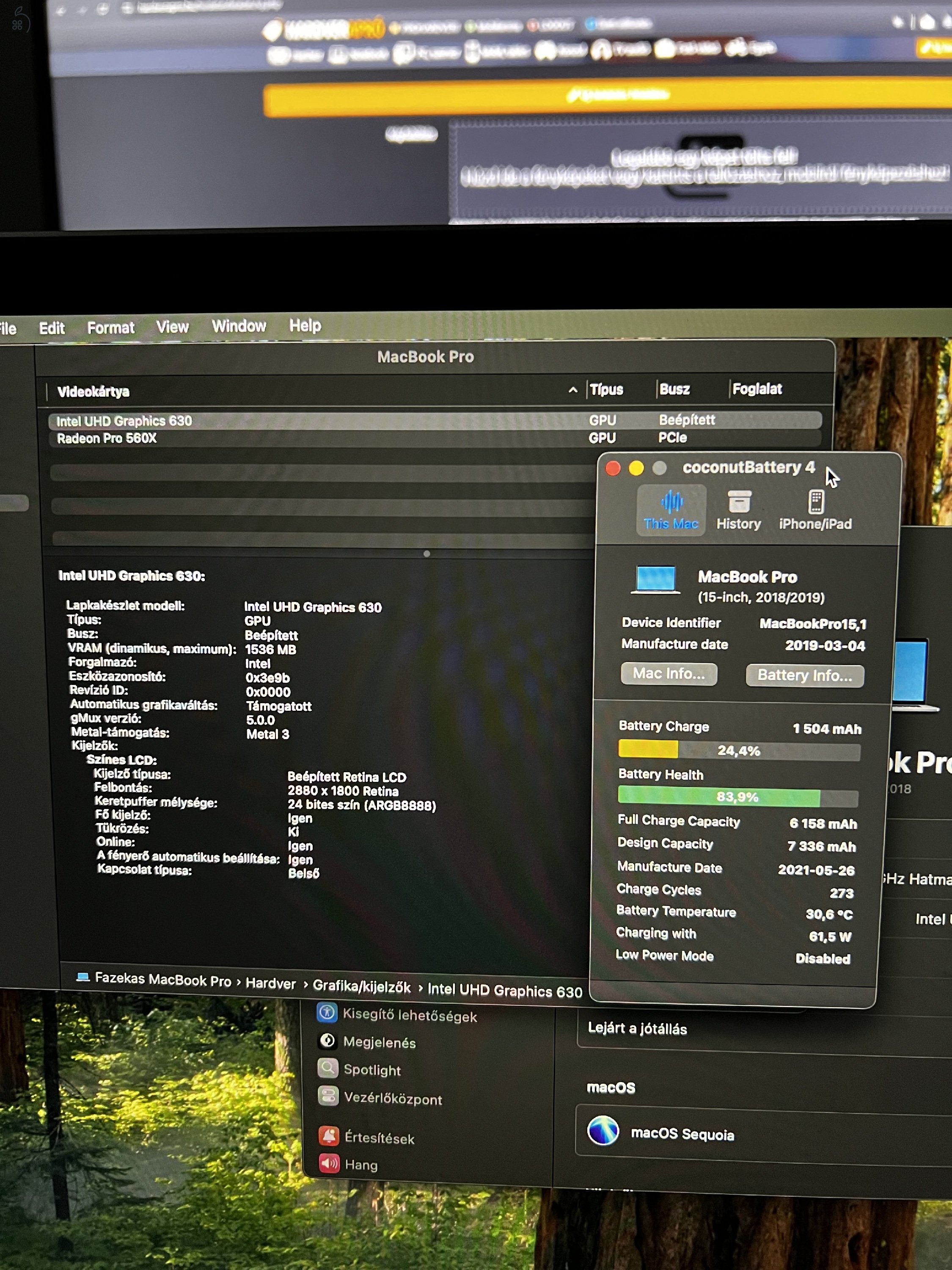 MacBook Pro 2018 512/16Gb Touchbar i7 2,6GhZ