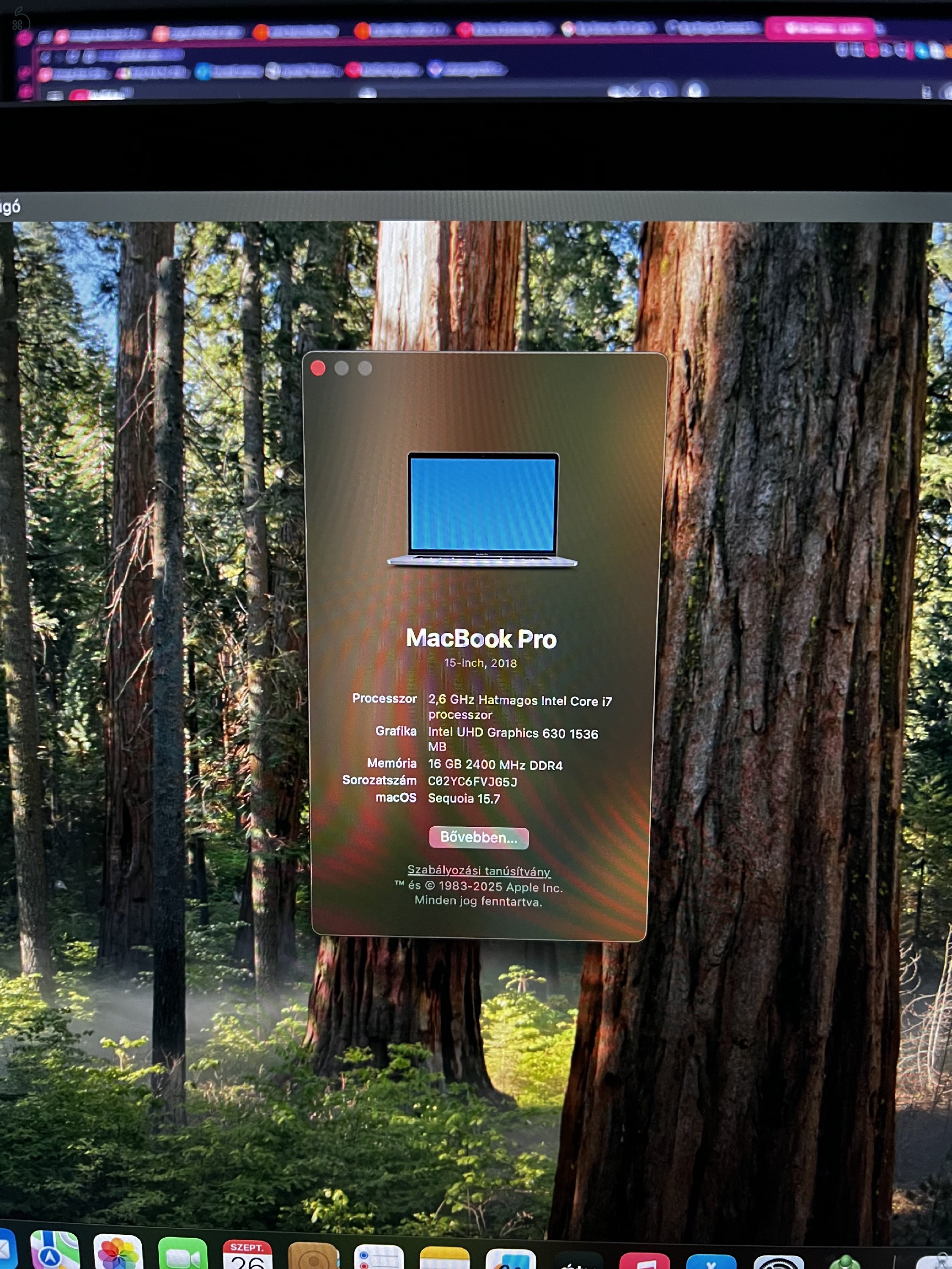 MacBook Pro 2018 512/16Gb Touchbar i7 2,6GhZ