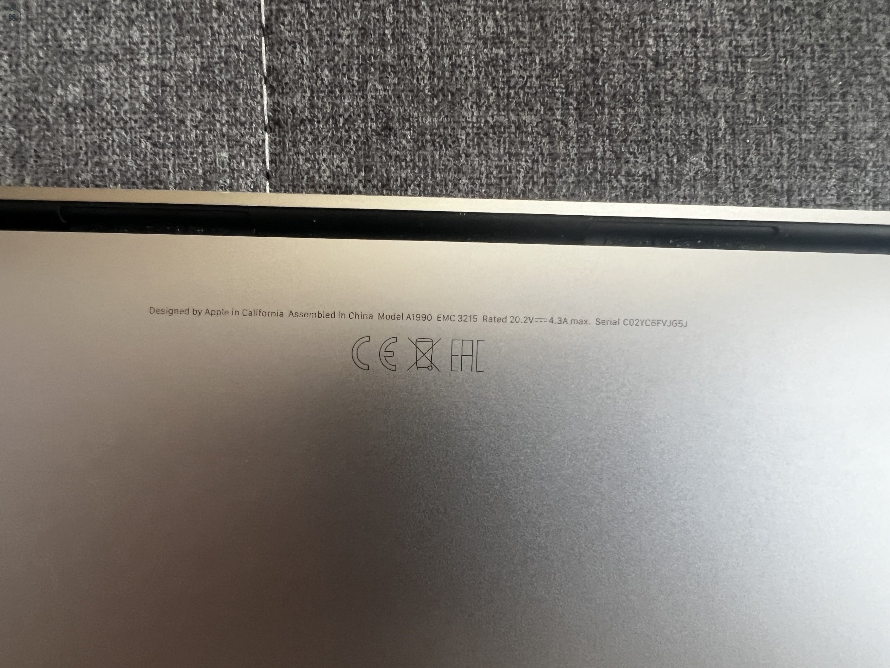 MacBook Pro 2018 512/16Gb Touchbar i7 2,6GhZ