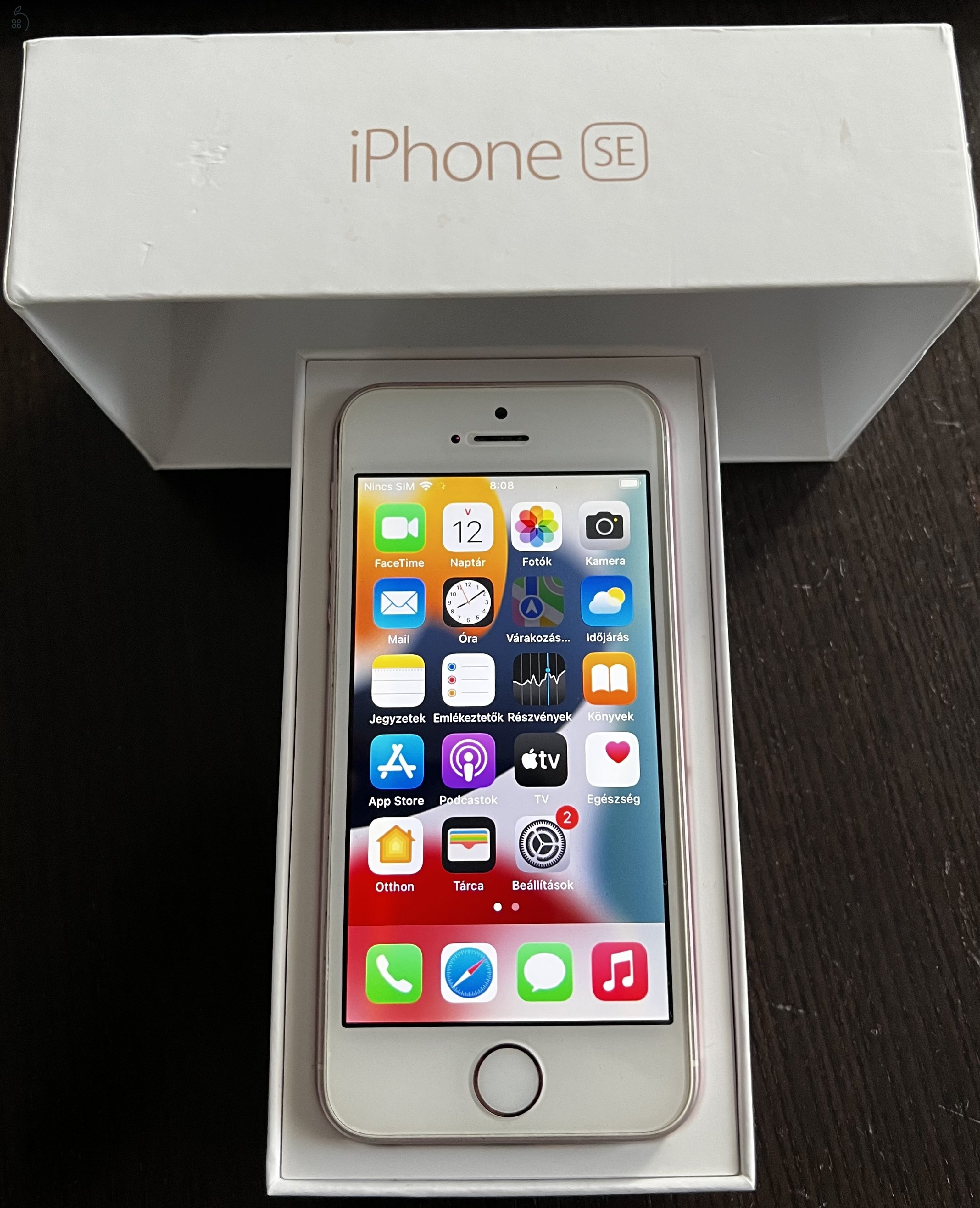 iPhone SE (1) rosegold - 100%-os akksi