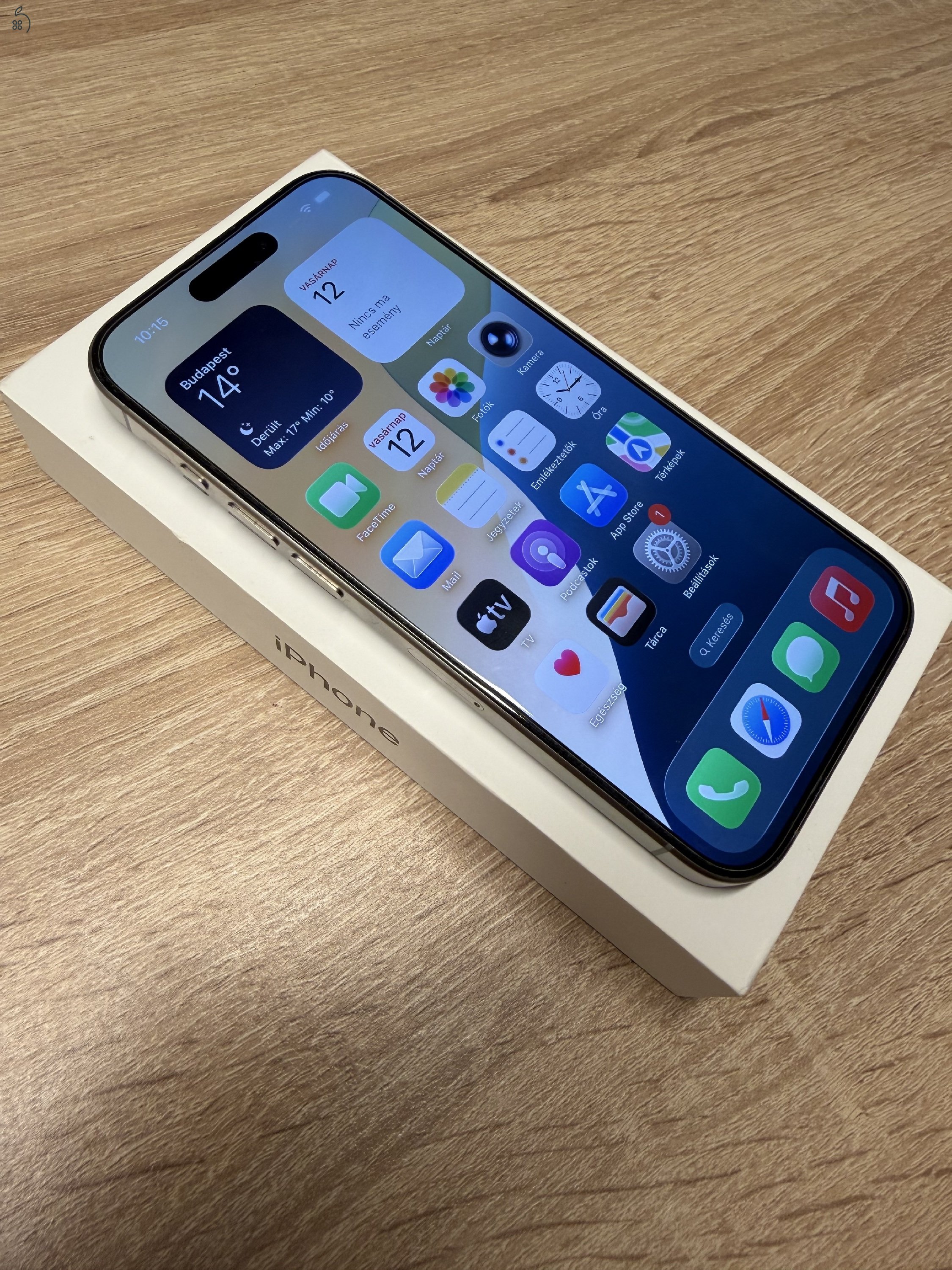 iPhone 15 Pro, Natural Titanium, 128GB