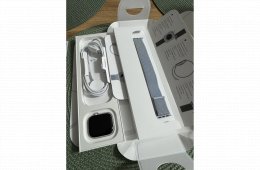 Apple Watch Series 10, 42mm, Silver Aluminium, Blue Cloud Sport Loop, 1 év gari