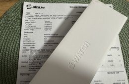 Apple Watch Series 10, 42mm, Silver Aluminium, Blue Cloud Sport Loop, 1 év gari