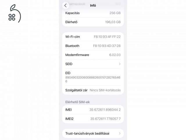 Eladó iPhone 12 Pro Max 256 GB tárhellyel grafit színben