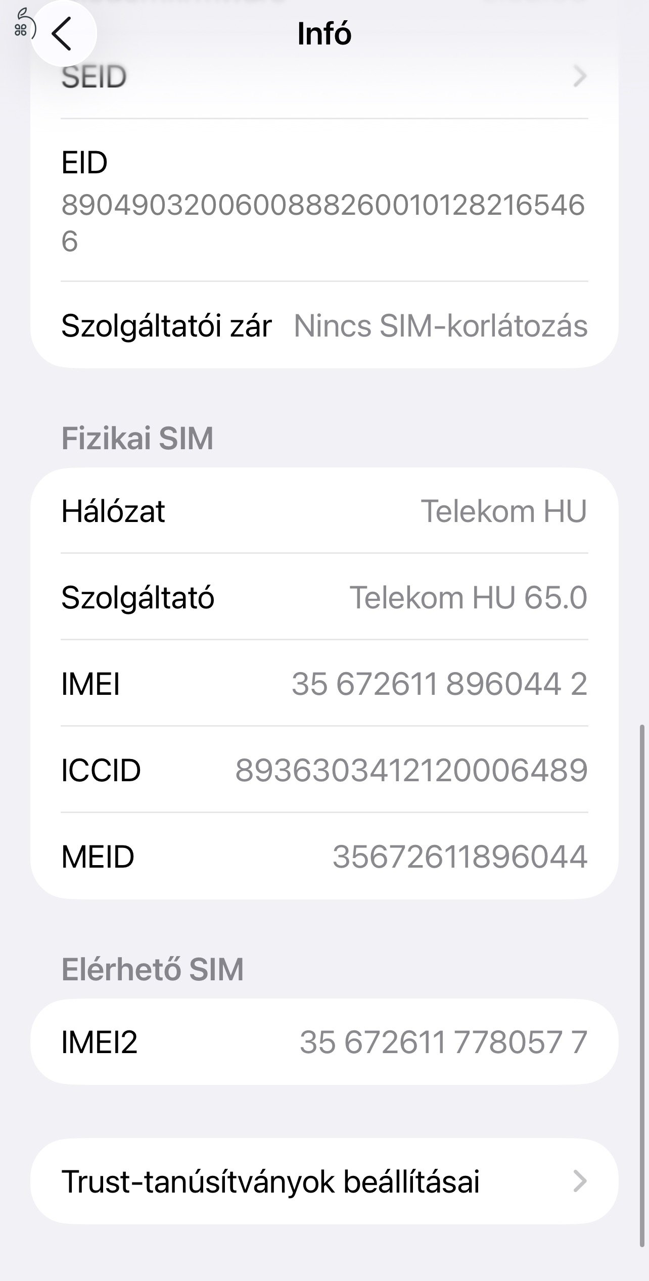 Eladó iPhone 12 Pro Max 256 GB tárhellyel grafit színben