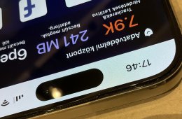Iphone 15 pro 128 GB, natúr titán, Apple care +, 94 % akkumulátor 