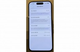 Iphone 15 pro 128 GB, natúr titán, Apple care +, 94 % akkumulátor 