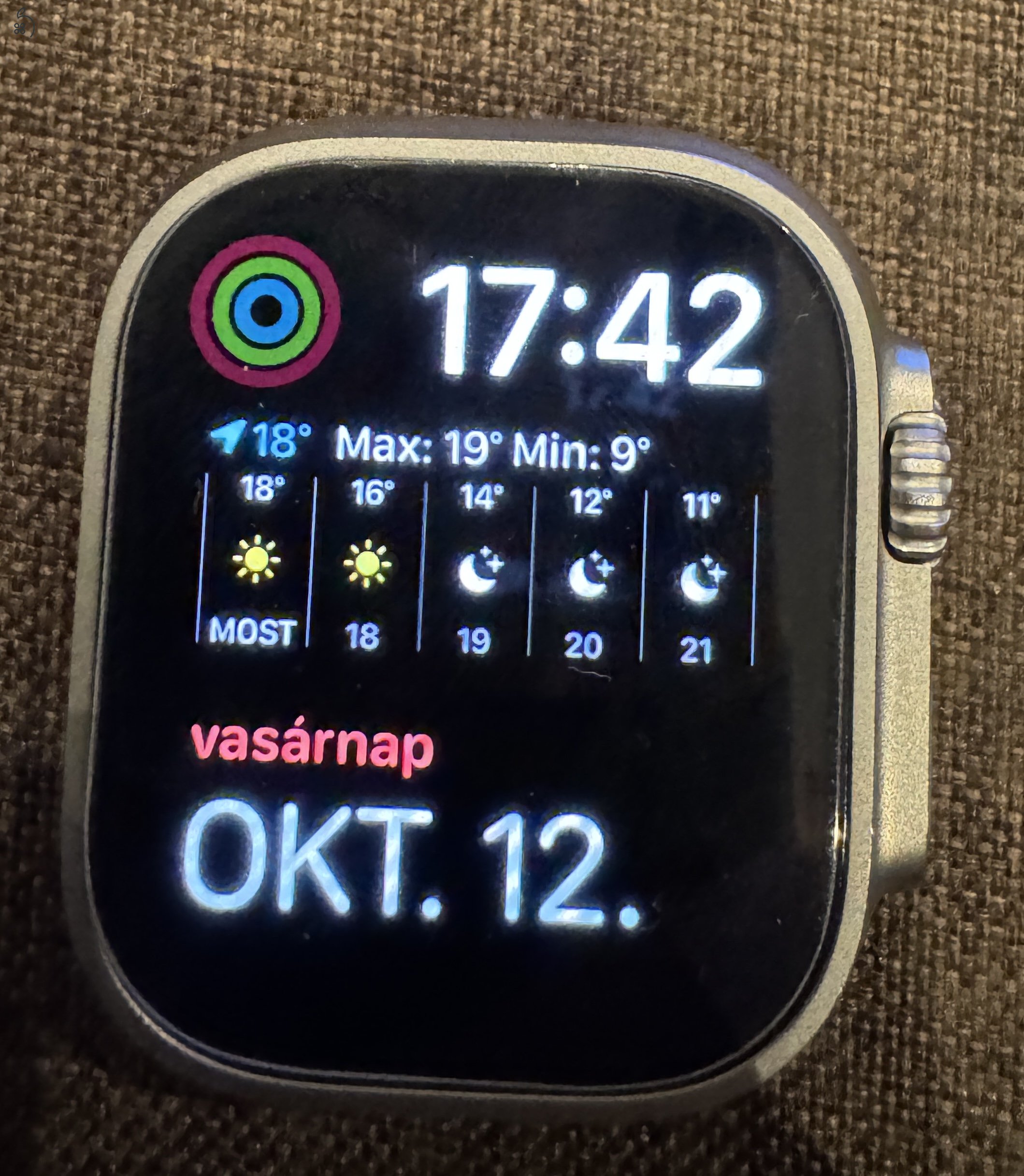 Ultra Apple watch ultra 1 + trail loop szíj 98 % akkumulátor 