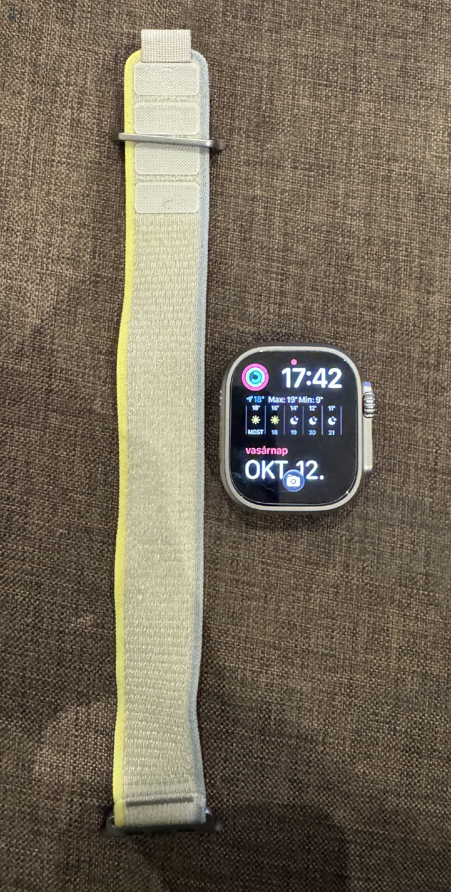 Ultra Apple watch ultra 1 + trail loop szíj 98 % akkumulátor 