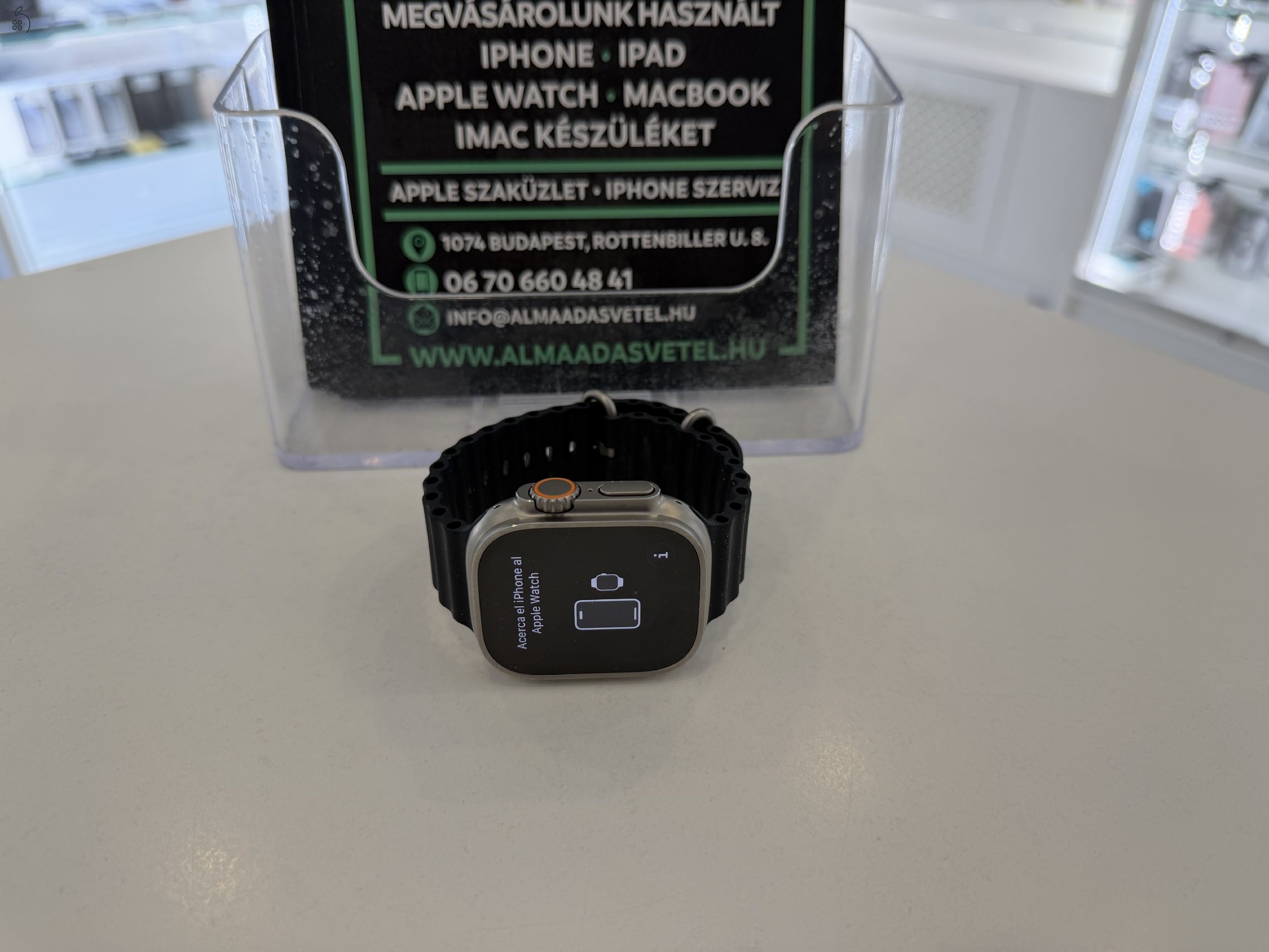 Apple Watch Ultra 1 49mm Újszerű/1-3 hónap gar./Akku 89%/p4504