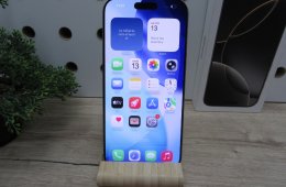 Apple iPhone 16 Pro Max – Natural Titanium – ProMotion, profi kamera, USB-C – 256 GB – Használt, megkímélt – 97% akku – 3 hónap garancia