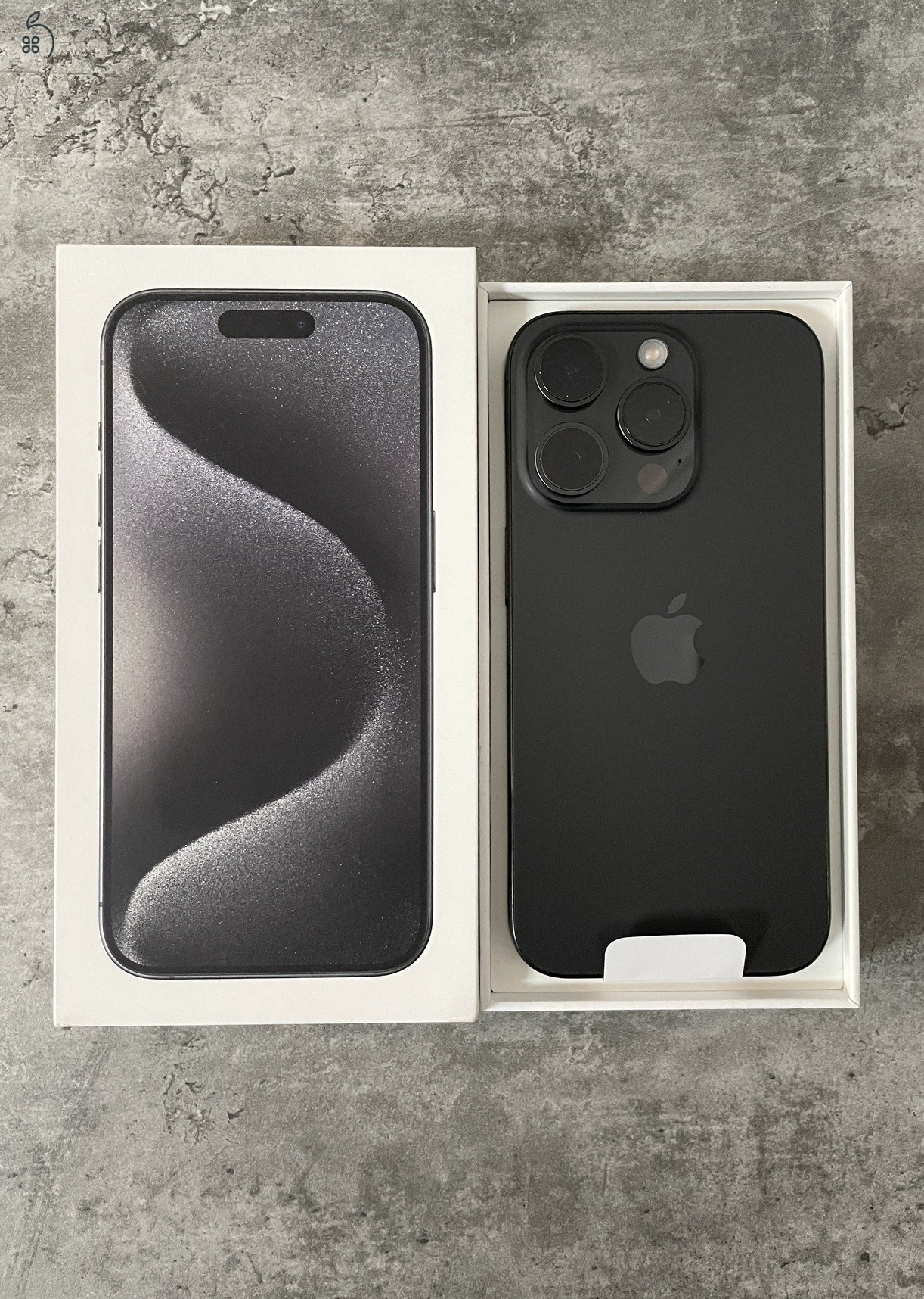 Új - Apple iPhone 15 Pro 1TB Black - Garanciában cserélt