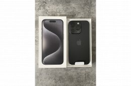 Új - Apple iPhone 15 Pro 1TB Black - Garanciában cserélt