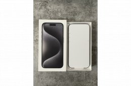 Új - Apple iPhone 15 Pro 1TB Black - Garanciában cserélt