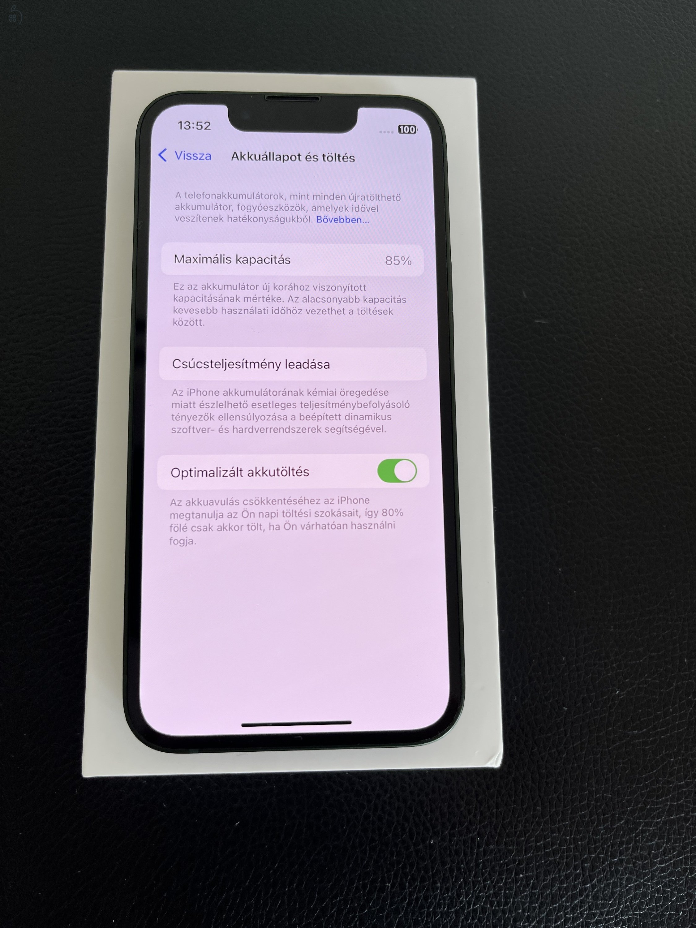 APPLE IPHONE 13 Mini 128GB kártyafüggetlen 