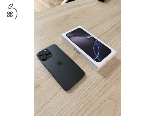 iPhone 16 Pro Max 256GB Fekete Titán 96% Akksi