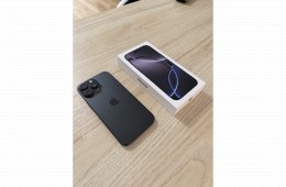 iPhone 16 Pro Max 256GB Fekete Titán 96% Akksi