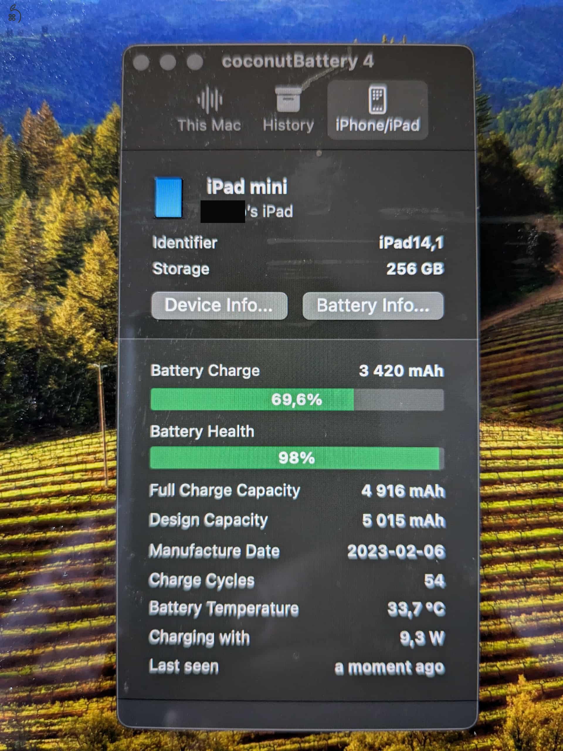 Ipad mini 6th gen (256 GB) tokkal és Apple pencillel.