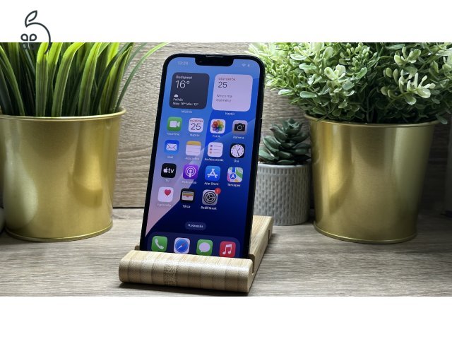  iPhone 14 256GB Fekete, Független - 1 Év Garancia, Számla 