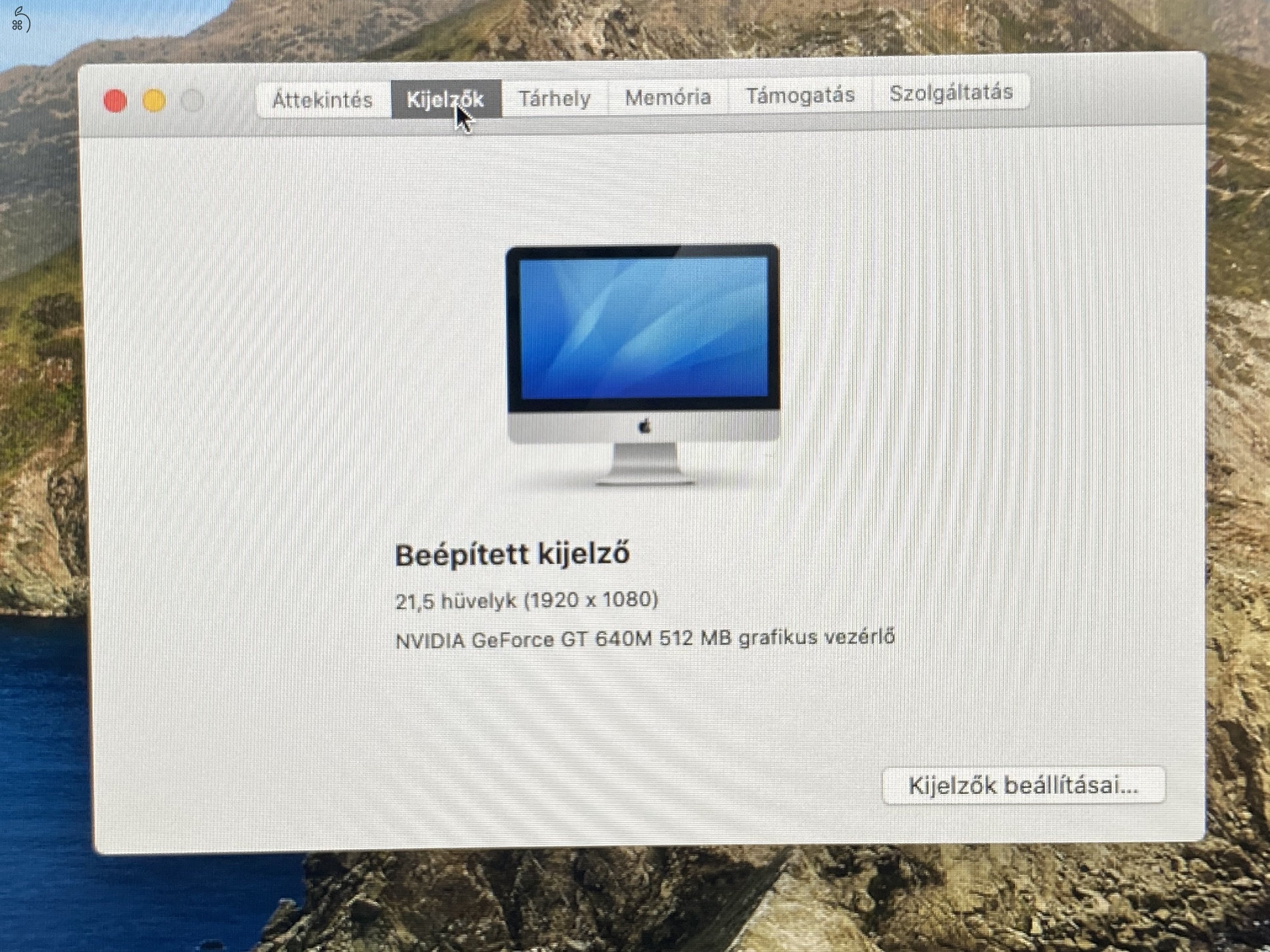 Apple iMac SLIM 2012 vége i5. 16/512 SSD