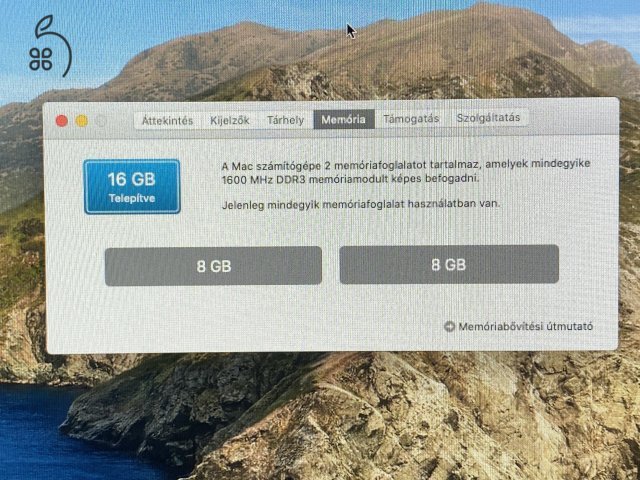 Apple iMac SLIM 2012 vége i5. 16/512 SSD