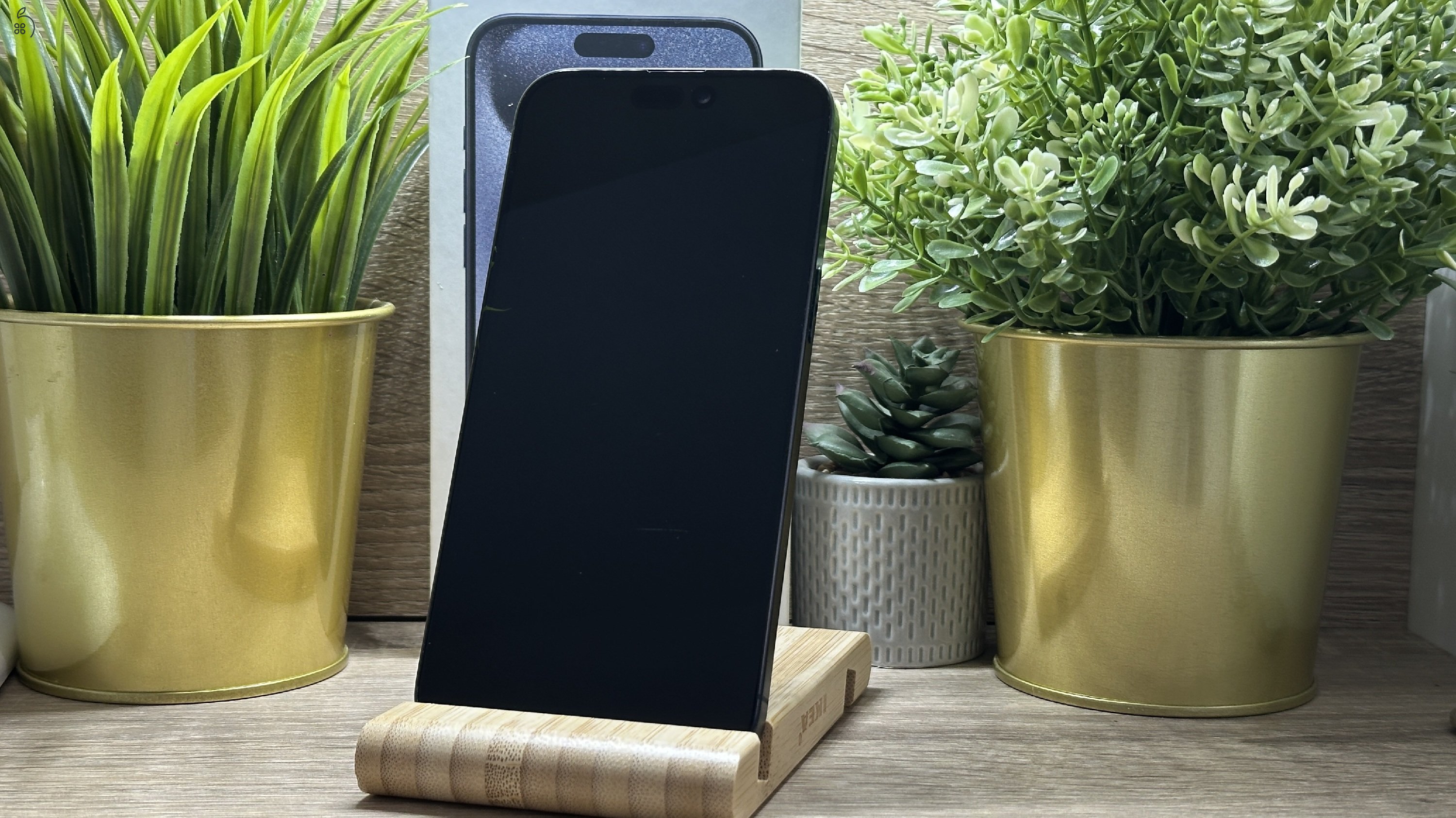  iPhone 15 Pro Max 256GB Kék, Független - 1 Év Garancia, Számla 