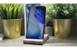  iPhone 15 Pro Max 256GB Kék, Független - 1 Év Garancia, Számla 