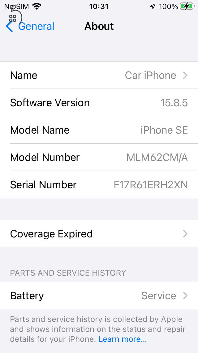 iPhone SE(1) 64GB Space Grey