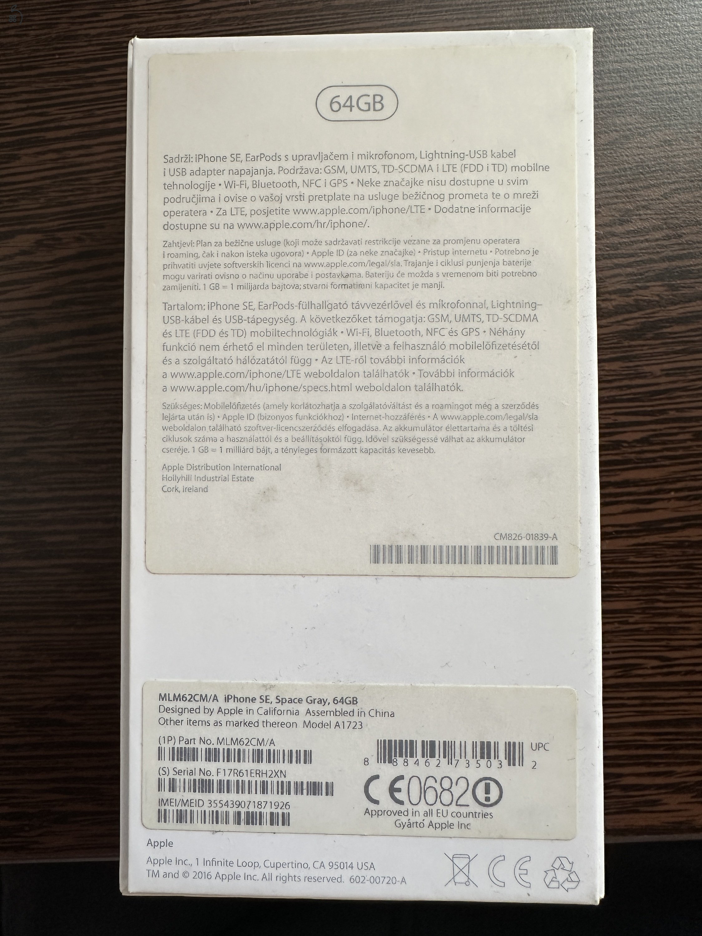 iPhone SE(1) 64GB Space Grey