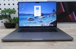 Apple MacBook Pro 16” (2021, M1 Pro) – Liquid Retina XDR + ProMotion 120 Hz, brutál üzemidő – 32 GB RAM – 512 GB SSD – Használt, újszerű – 10 ciklus / 100% akku – 3 hónap garancia