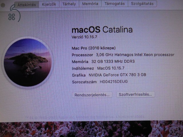 Eladó Mac Pro 5.1 2010 Mid 