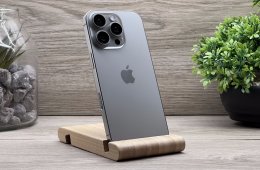 Hibátlan iPhone 16 Pro Natural Titanium 128GB 2 ÉV Garanciával Számlával 100% Akksi