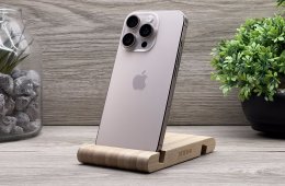 Hibátlan iPhone 16 Pro Desert Titanium 128GB 2 ÉV Garanciával Számlával 94% Akksi