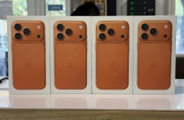 KÉSZLETRŐL iPhone 17 Pro 256/512 Narancs!