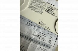 Apple Watch 9 41 mm GPS+Cellular, acél tokos változat , új, aktiválatlan készülék