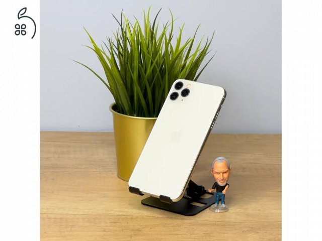 MacSzerez.com - iPhone 11 Pro Max / 64GB / Kártyafüggetlen / Ezüst / Garancia!