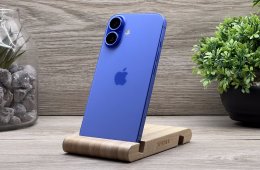 Hibátlan iPhone 16 Marine Blue 128GB 2 ÉV Garanciával Számlával 96% Akksi