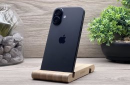 Hibátlan iPhone 16 Black 256GB 2 ÉV Garanciával Számlával 100% Akksi