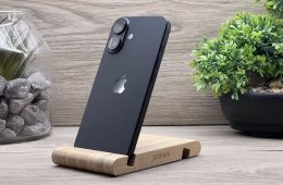 Hibátlan iPhone 16 Black 256GB 2 ÉV Garanciával Számlával 100% Akksi