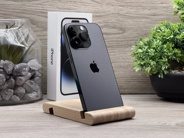 iPhone 14 Pro Space Black 128GB 2 ÉV Garanciával Számlával 90% Akksi