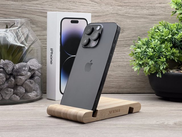 iPhone 14 Pro Space Black 128GB 2 ÉV Garanciával Számlával 90% Akksi