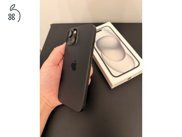 Eladó iPhone 15 – 128 GB – Fekete – Hibátlan, karcmentes állapotban!