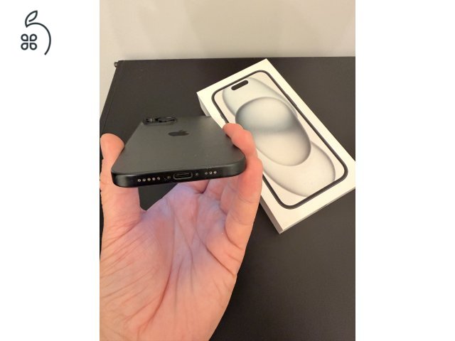 Eladó iPhone 15 – 128 GB – Fekete – Hibátlan, karcmentes állapotban!