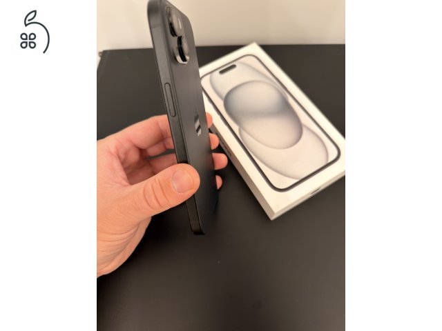 Eladó iPhone 15 – 128 GB – Fekete – Hibátlan, karcmentes állapotban!