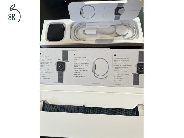 Apple Watch S9 ESIM Éjfekete 45 mm Midnight Loop